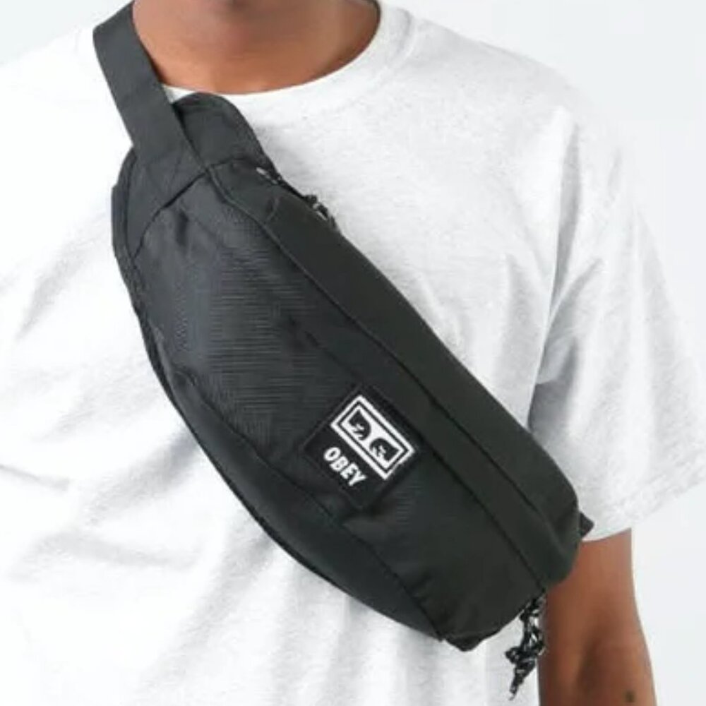 Obey Takeover Black Crossbody Bag